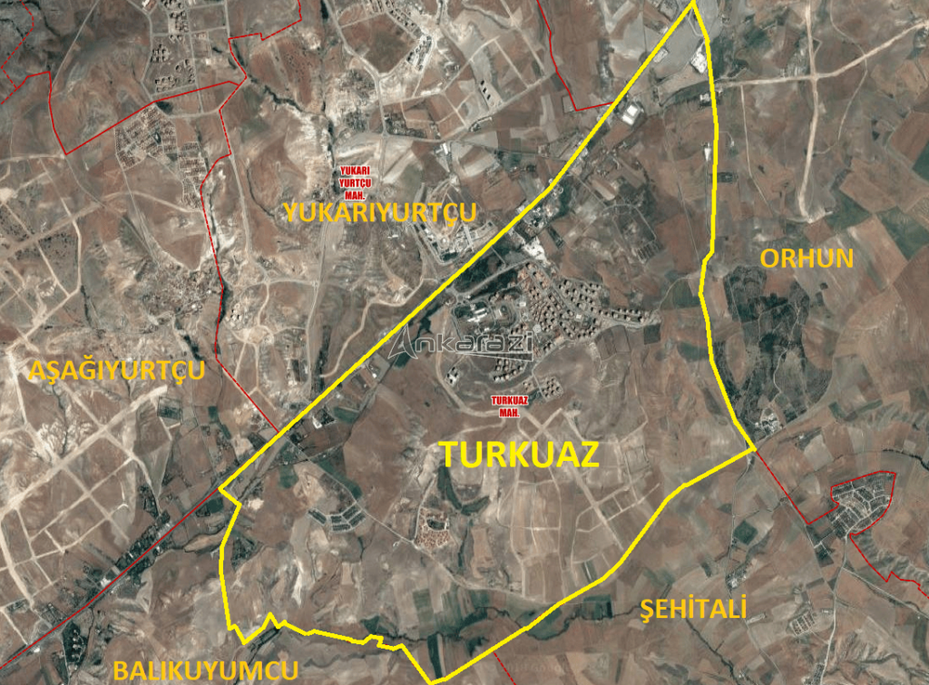 Eskişehir Yolu: Turkuaz, Atayurt ve Orhun Mahalle Sınırları... - Ankarazi