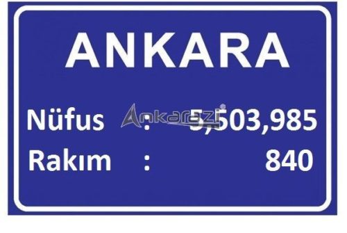 Ankara nüfusu 2019