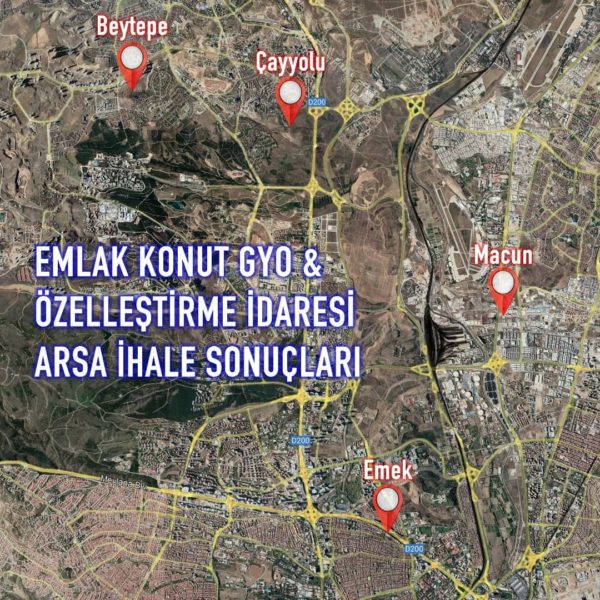Ankara’nın Kıymetli Arsaları Sahiplerini Buldu…