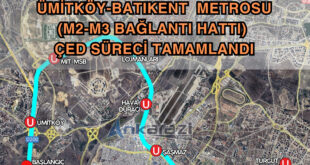 Ümitköy-Batıkent Metrosu (M2-M3 Bağlantı Hattı) ÇED Süreci Tamamlandı.