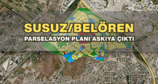 Susuz/Belören Parselasyon Planı Askıya Çıktı